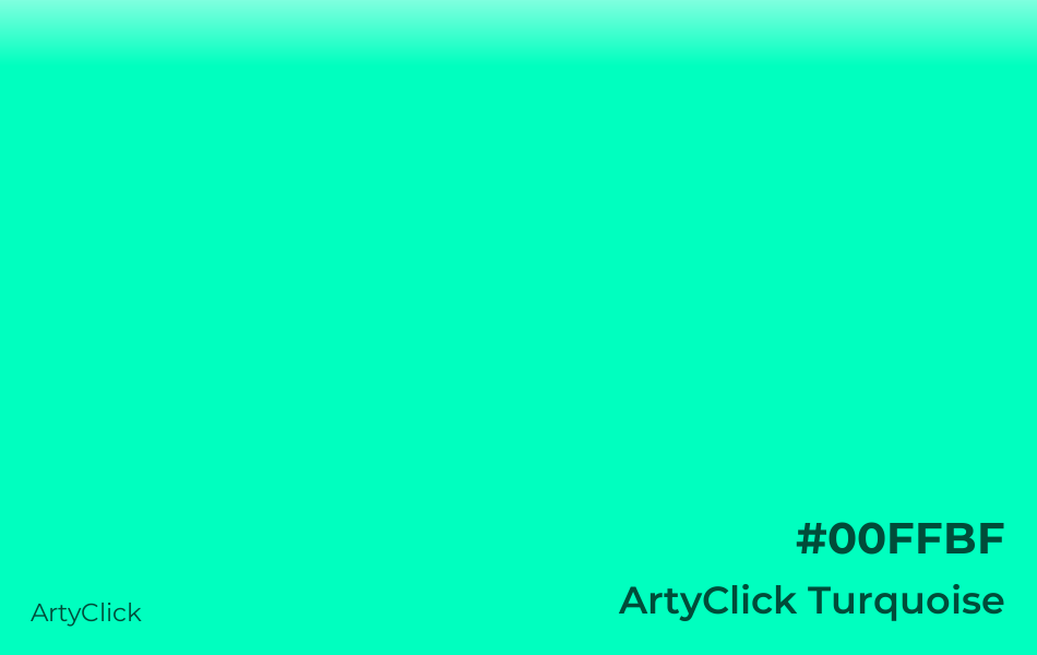 ArtyClick Turquoise #00FFBF