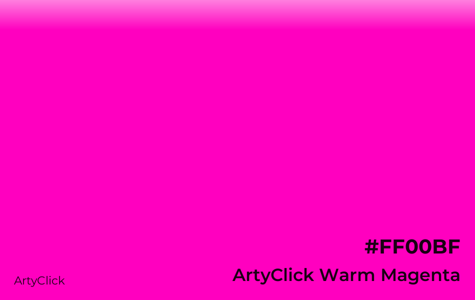 ArtyClick Warm Magenta #FF00BF