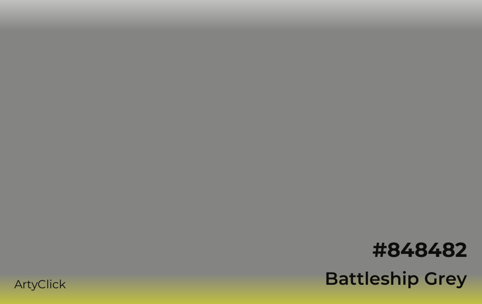Battleship Grey #848482