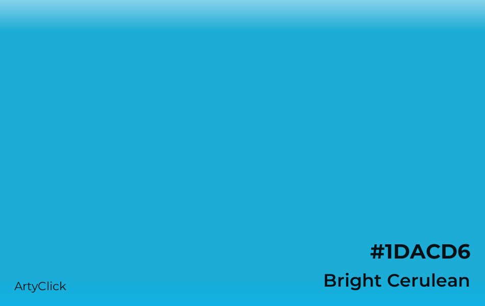 Bright Cerulean #1DACD6