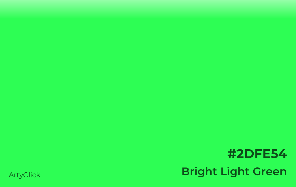 Bright Light Green Color | ArtyClick