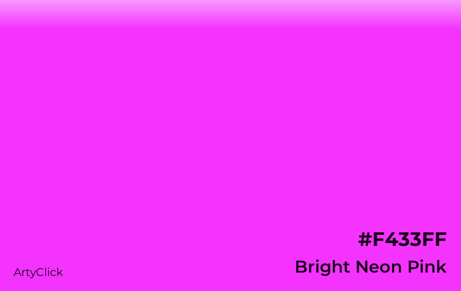 Bright Neon Pink Color | ArtyClick