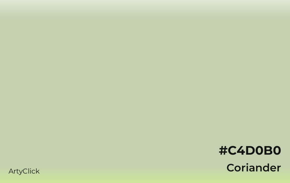 Coriander Color ArtyClick