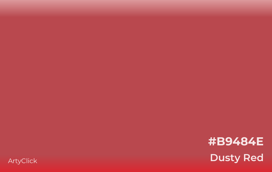 Dusty Red #B9484E