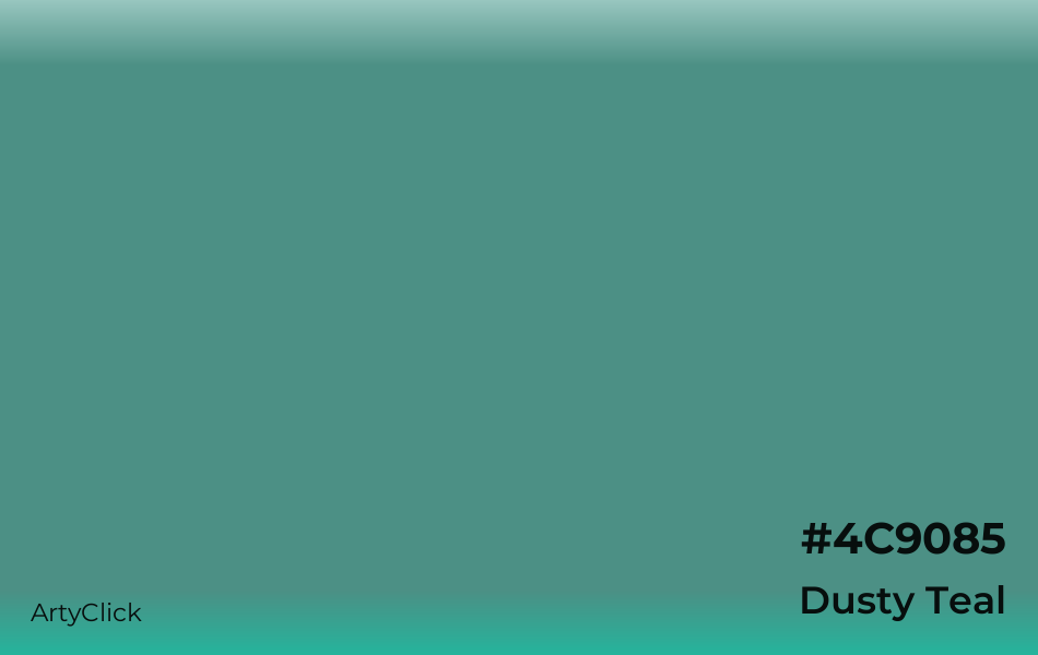 Dusty Teal #4C9085