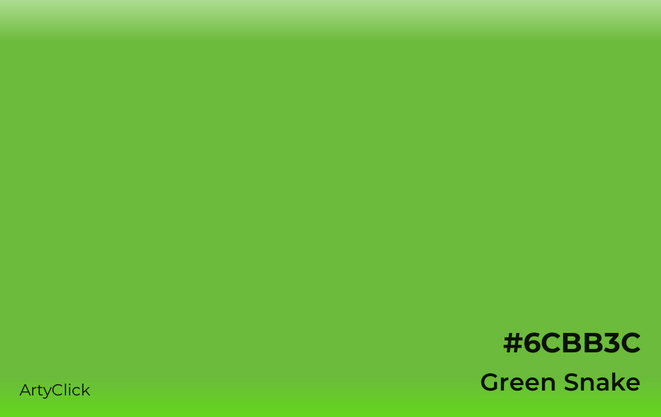 Green Snake #6CBB3C