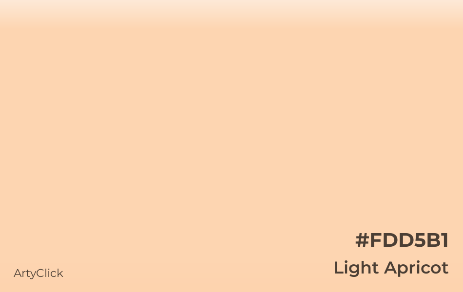 Light Apricot #FDD5B1