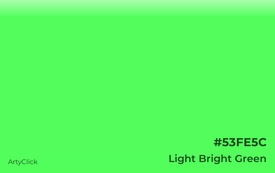 Light Bright Green Color | ArtyClick
