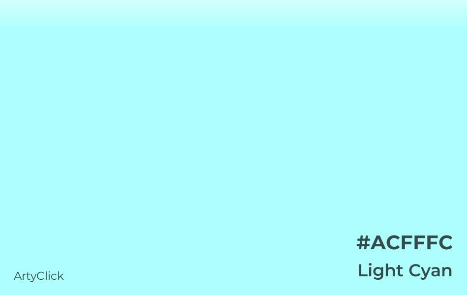 Light Cyan Color ArtyClick