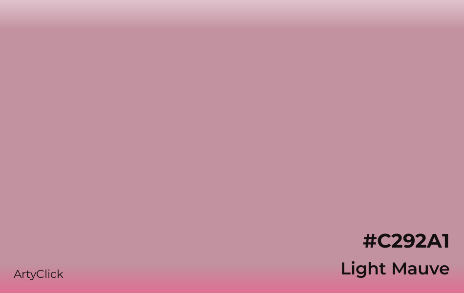 Light Mauve #C292A1