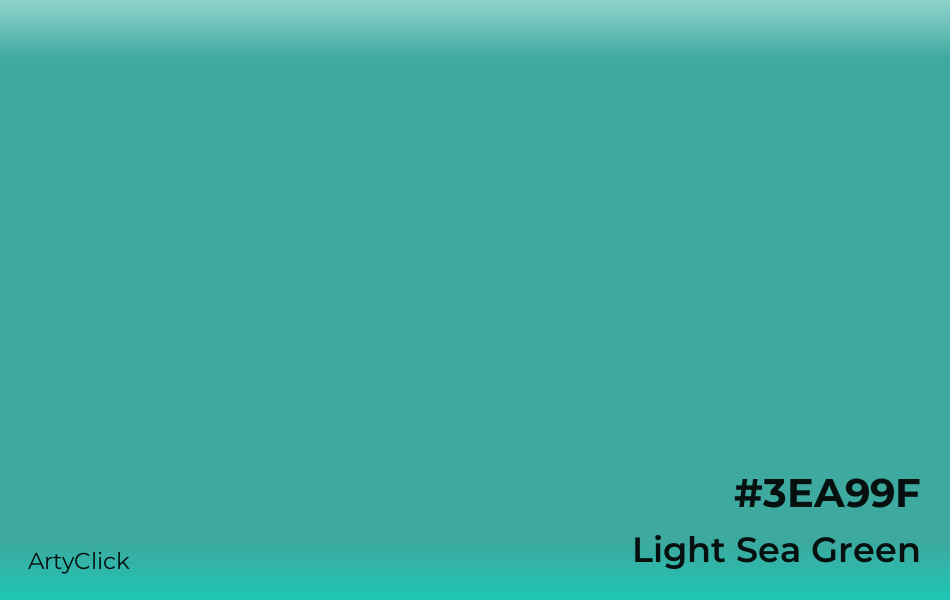 Light Sea Green #3EA99F