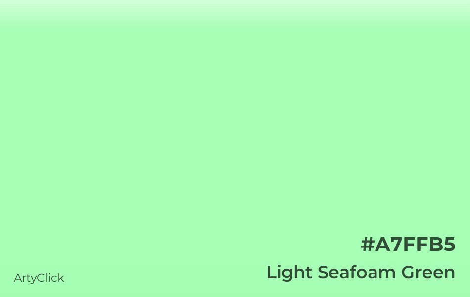 Light Seafoam Green Color | ArtyClick