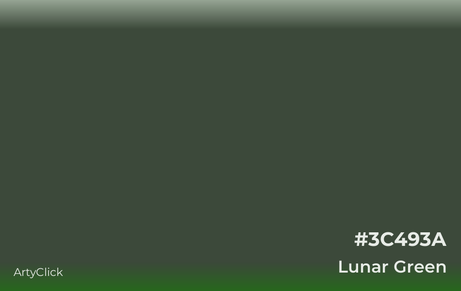 Lunar Green #3C493A