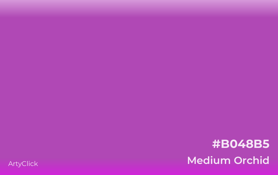 Medium Orchid #B048B5