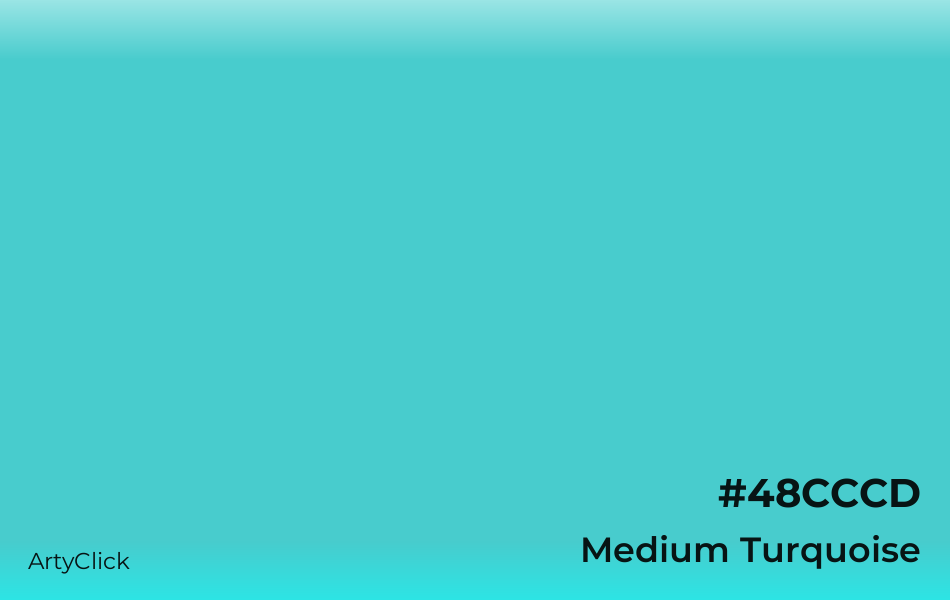 Medium Turquoise Color | ArtyClick