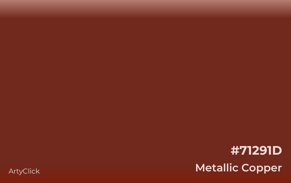 Metallic Copper Color | ArtyClick