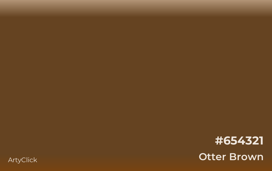 Otter Brown Color | ArtyClick