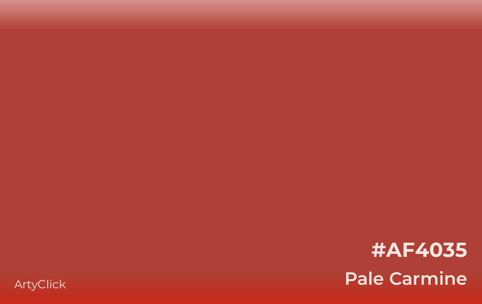 Pale Carmine #AF4035