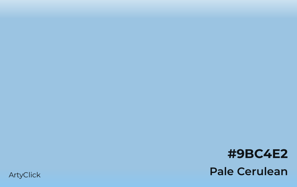 Pale Cerulean #9BC4E2