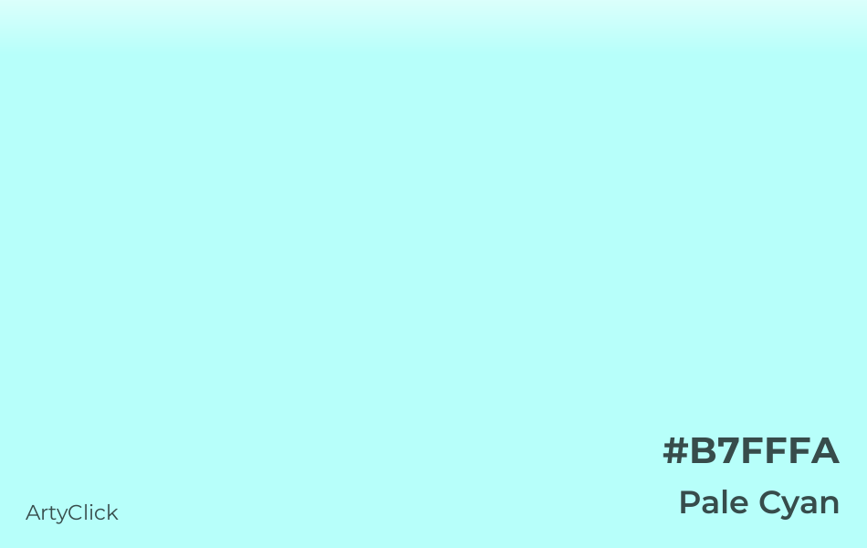 Pale Cyan Color ArtyClick