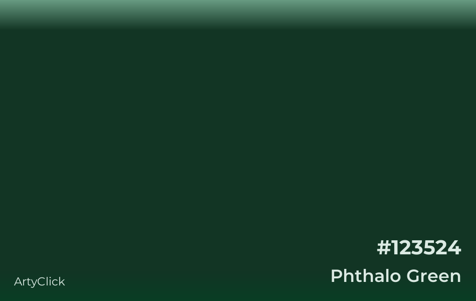 Phthalo Green Color | ArtyClick