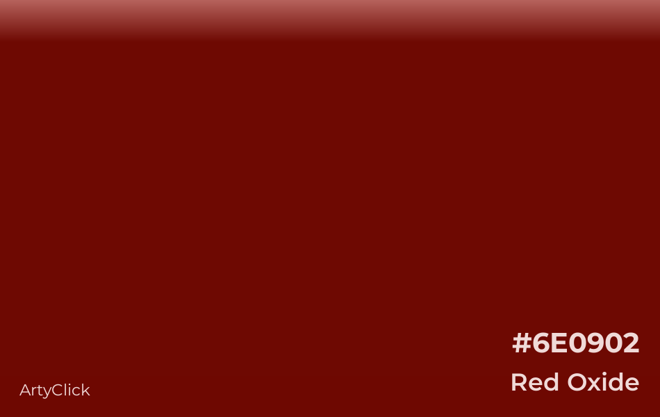 Red Oxide #6E0902