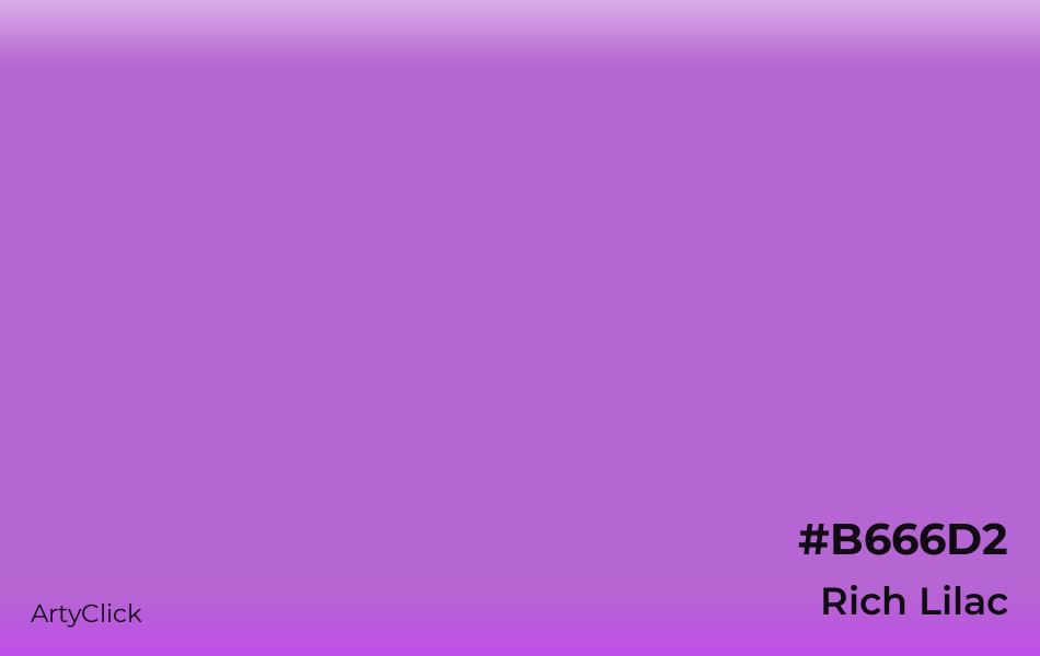 Rich Lilac #B666D2