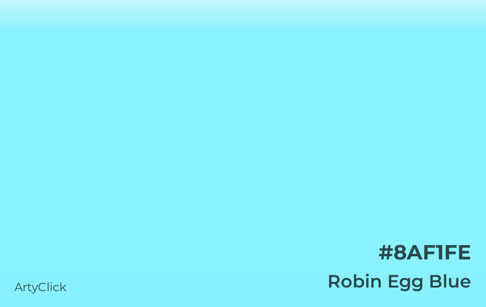 Robin Egg Blue Color ArtyClick