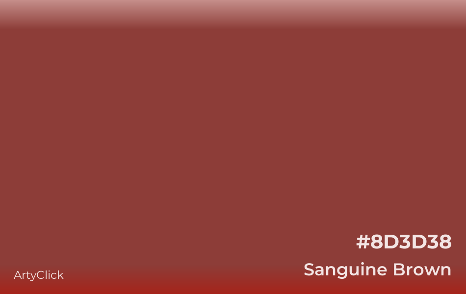 Sanguine Brown #8D3D38