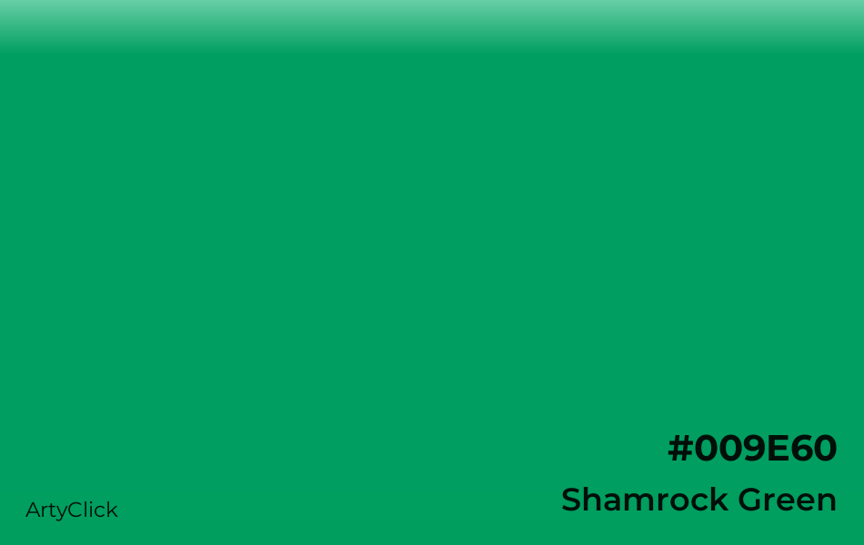 Shamrock Green #009E60