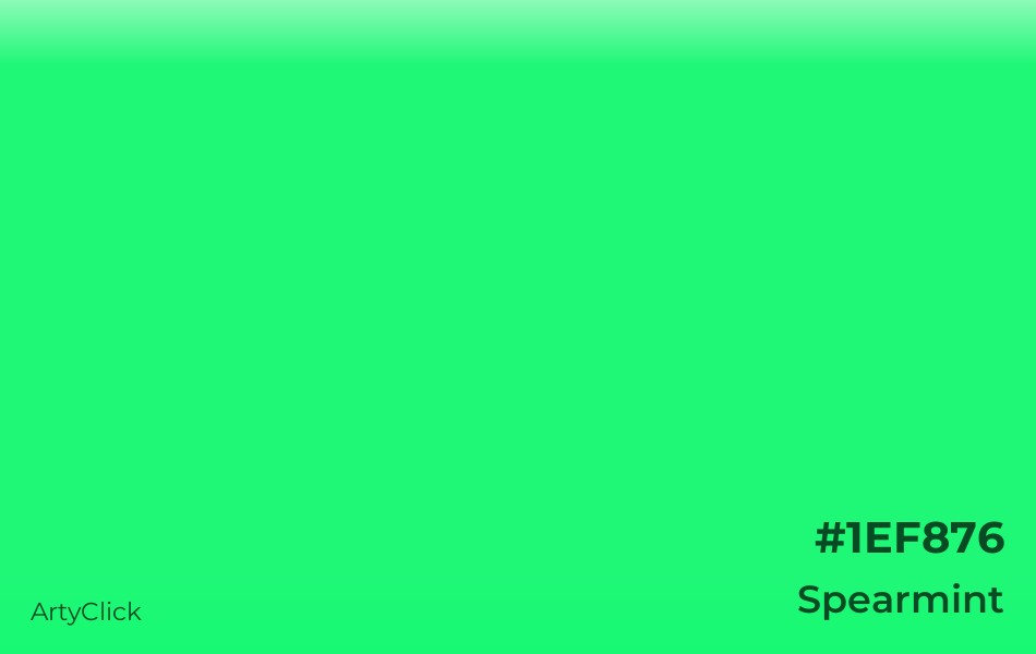 Spearmint Color | ArtyClick